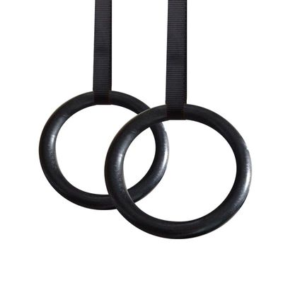 La palestra di alta qualità suona l'ABS trasversale di forma fisica della cinghia di nylon che prepara gli anelli relativi alla ginnastica